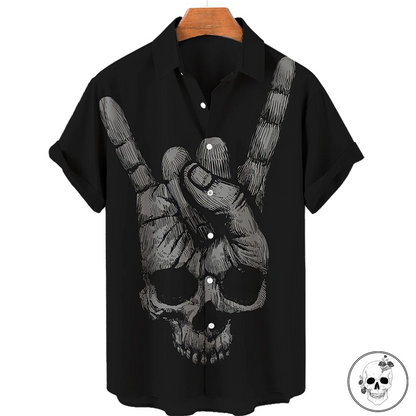 Skull and Darkness hawaian shirt