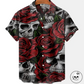 Hawaiian Floral Skull T-Shirt